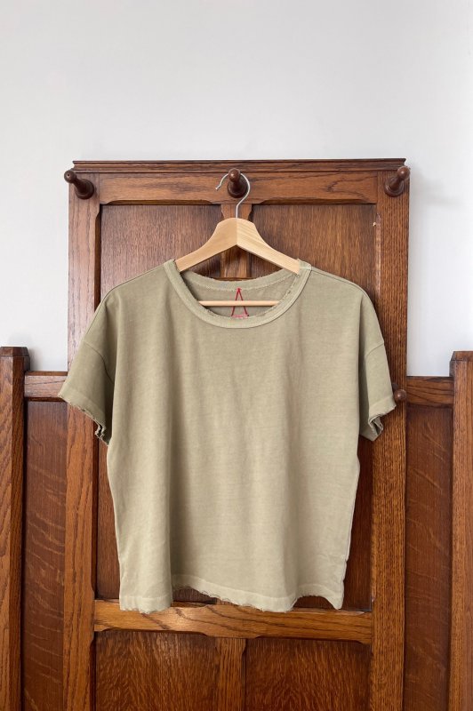 Vintage Fille Tee - Pistachio