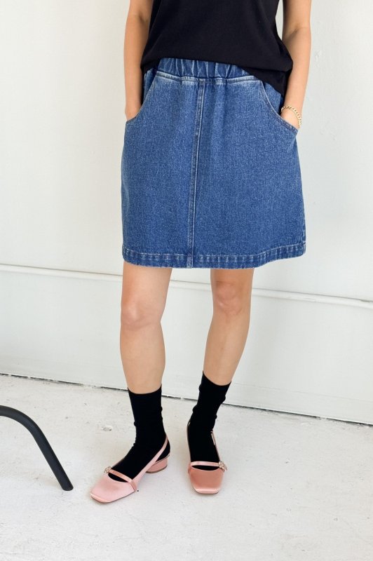 CITY SKIRT - DENIM