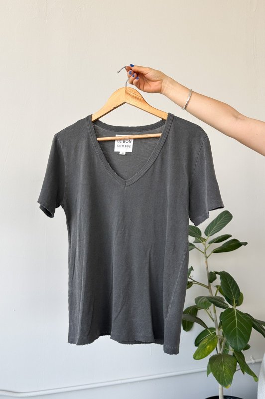 Vintage La Vie Tee (Organic Cotton) - Vintage Black