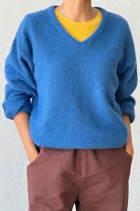 James Mohair Sweater - Blue