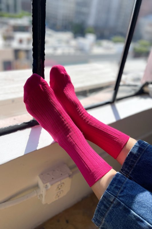 Her Socks (MC cotton) - Fuchsia