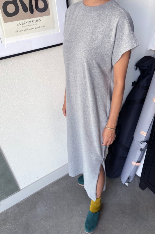 Jeanne Dress - Heather Grey