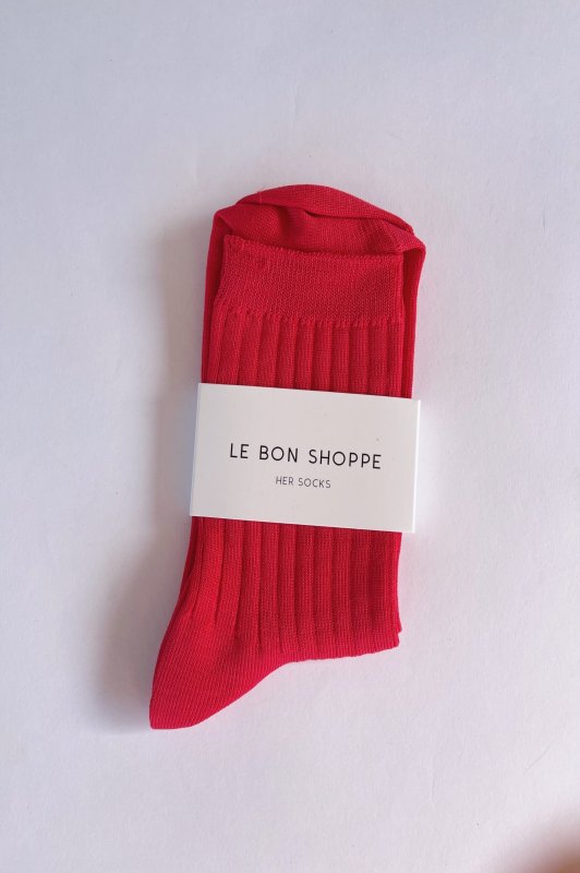 Her Socks (MC cotton) - Classic Red