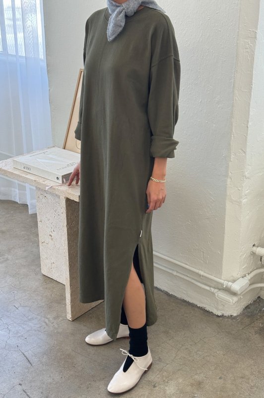 Sunday Dress - Olive Green