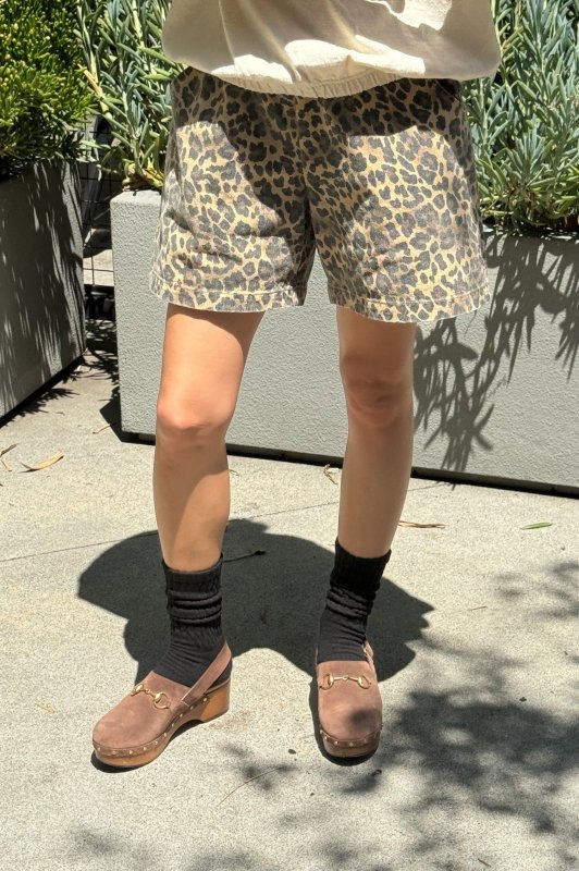 City Shorts - Leopard